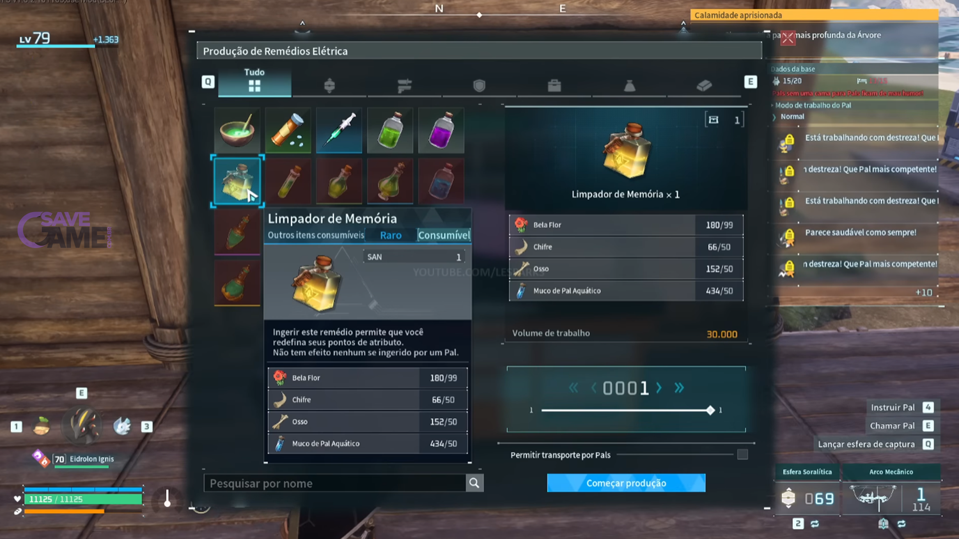Como Aumentar a Capacidade de Carga no Palworld 1.0