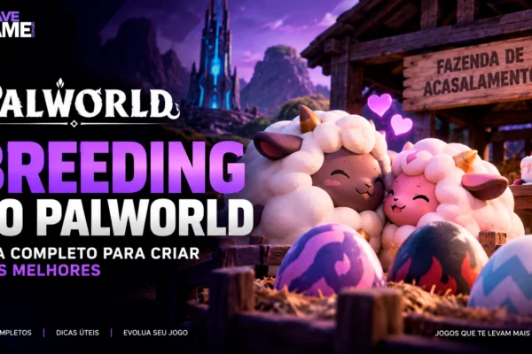 Breeding no Palworld com Pals, ovos e Fazenda de Acasalamento