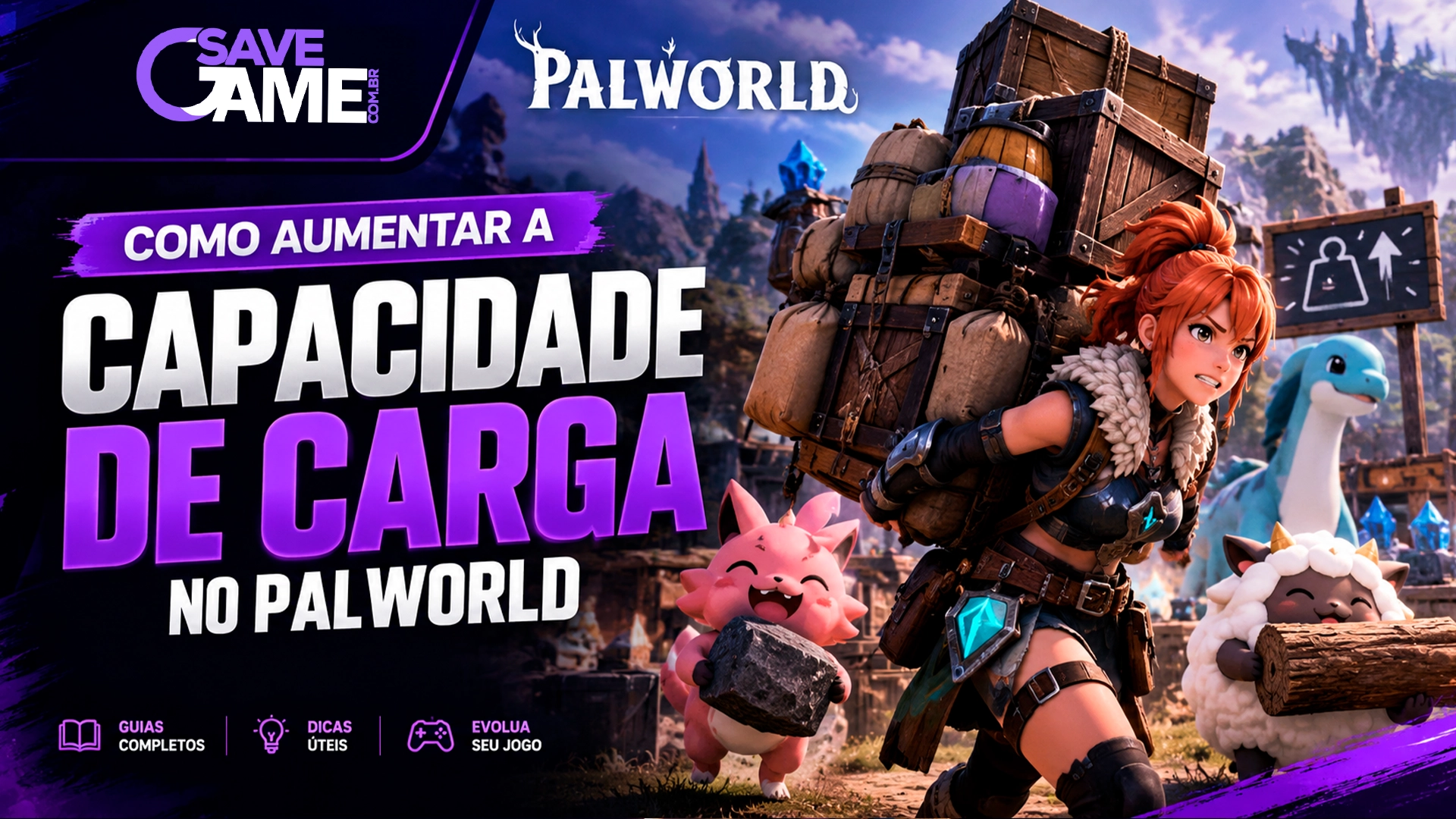 Como Carregar Mais Peso em Palworld